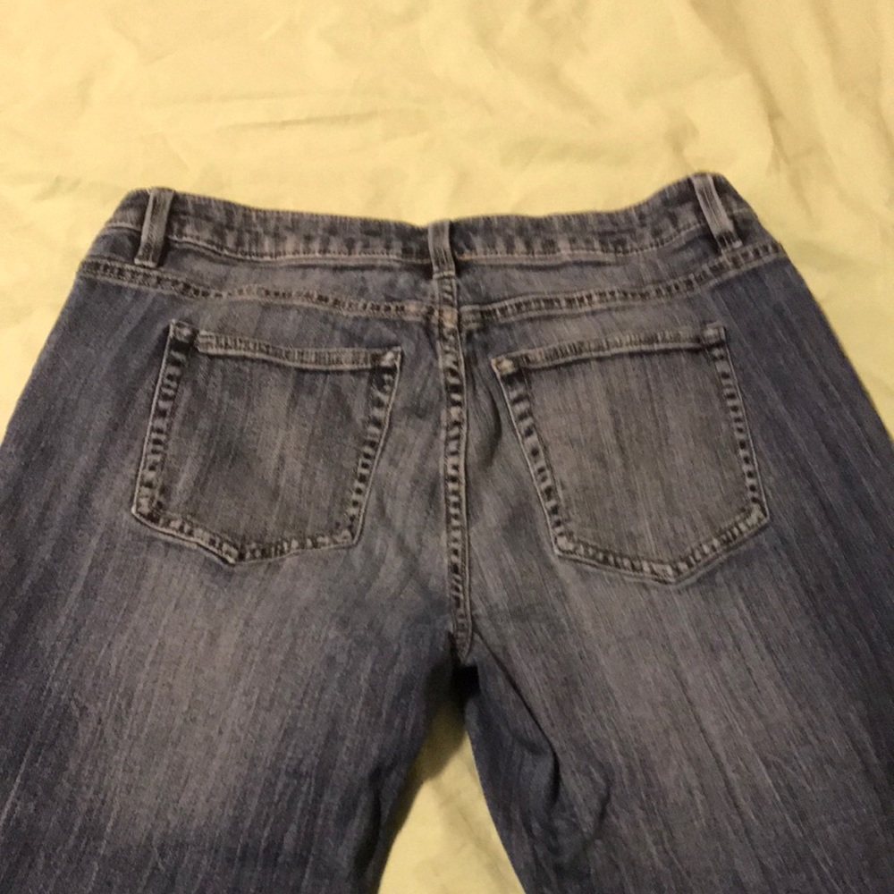 Liz Claiborne City Fit Straight Leg Jeans Sz 8 - Picture 5 of 5